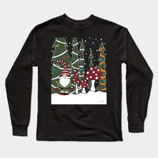 Ugly Christmas Sweater Gnome Village Long Sleeve T-Shirt